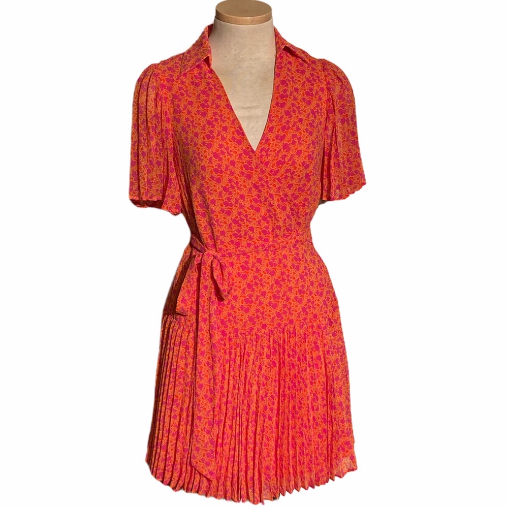 Alexis for Target Floral Pleated Wrap Dress NWT